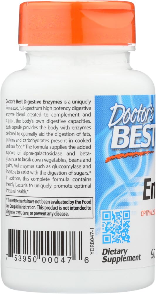 Doctor's Best Digestive Enzymes (2 Pack) - 90 Veggie Caps