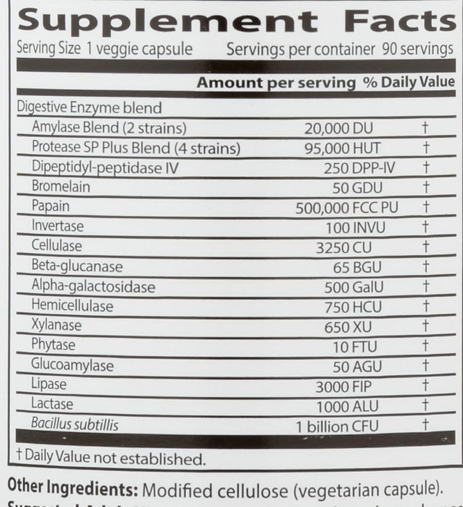 Doctor's Best Digestive Enzymes (2 Pack) - 90 Veggie Caps