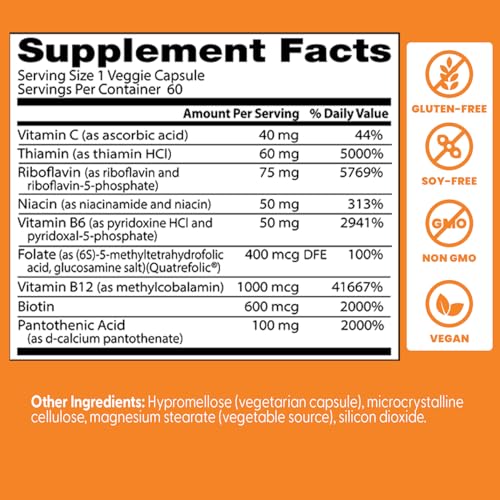Doctor's Best Fully Active B Complex: Energy & Cellular Support