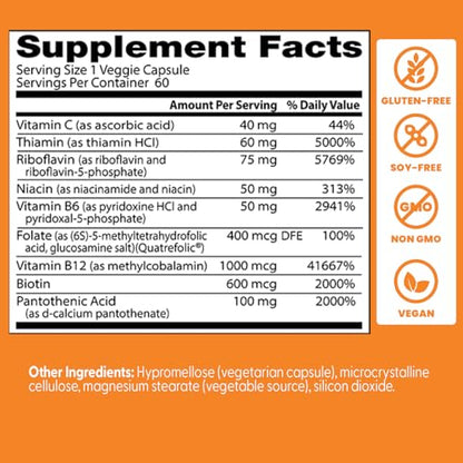 Doctor's Best Fully Active B Complex: Energy & Cellular Support
