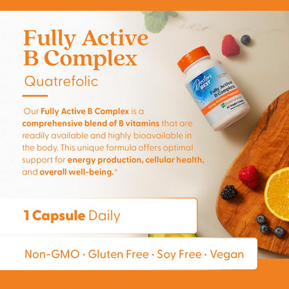 Doctor's Best Fully Active B Complex: Energy & Cellular Support