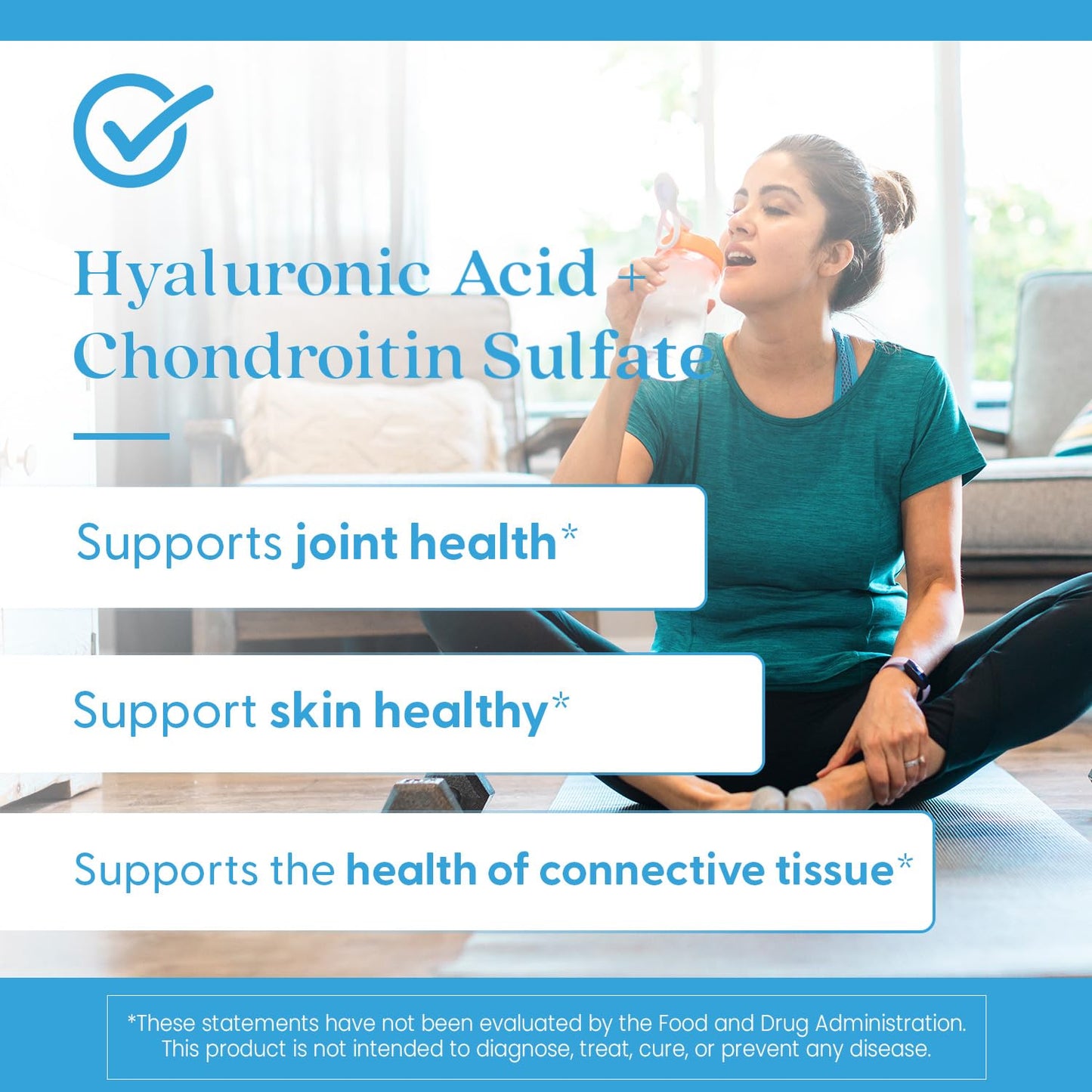 Doctor's Best Hyaluronic Acid + Chondroitin Sulfate | Joint & Skin Health