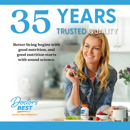 Doctor's Best Hyaluronic Acid + Chondroitin Sulfate | Joint & Skin Health