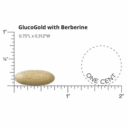 DOCTORS' PREFERRED GlucoGold with Berberine, Cinnamon, Chromium & Banaba Leaf – 90 Tablets