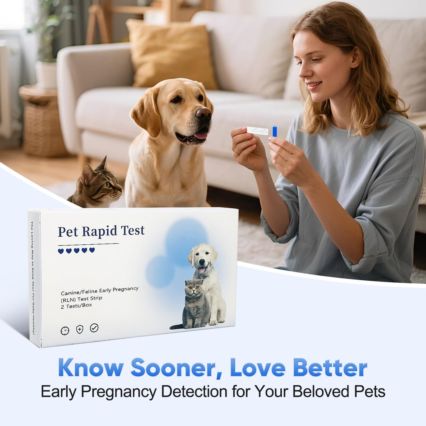 Dog & Cat Pregnancy Test Kit – 5-10 Min Results, High Accuracy