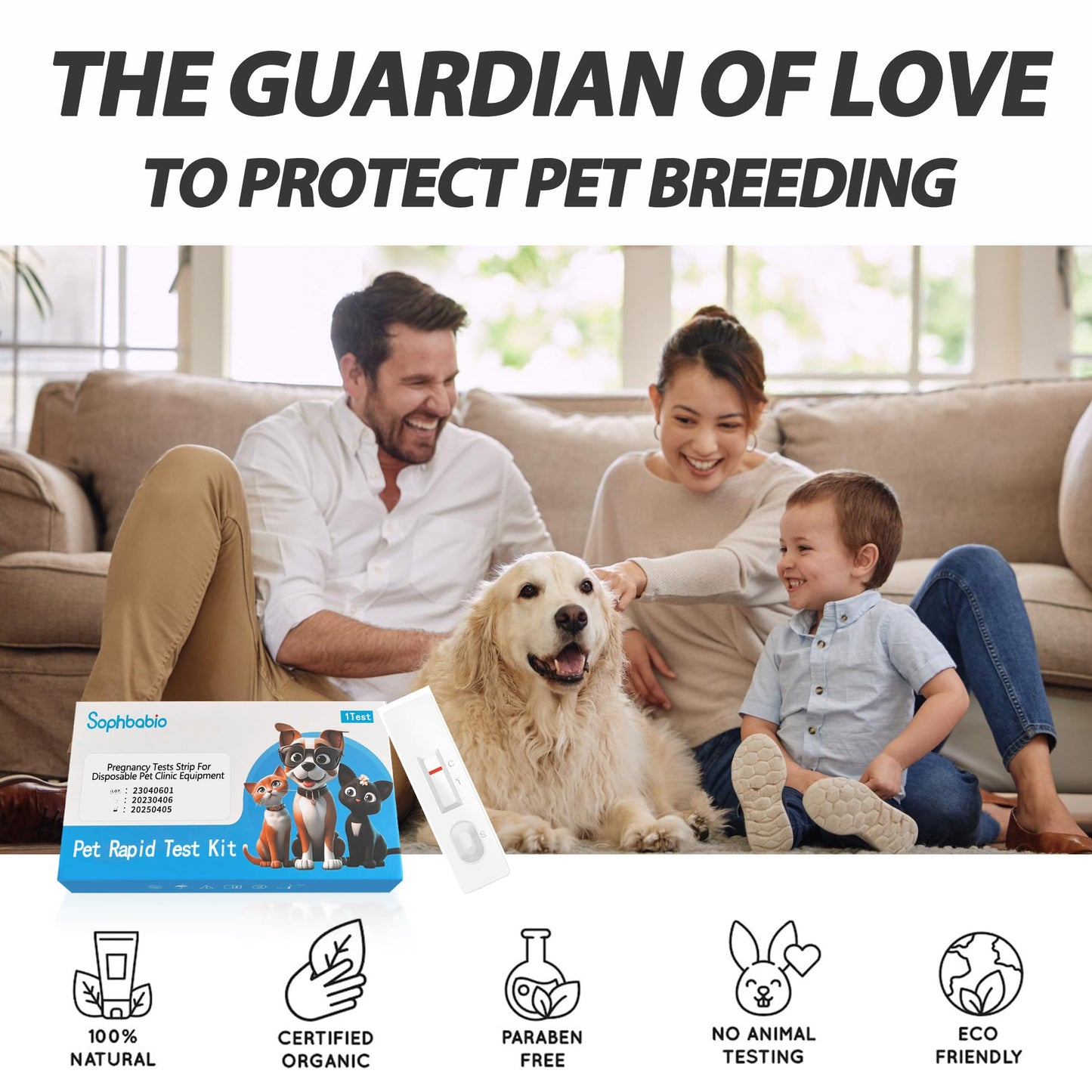 Dog Pregnancy Test Kit - Fast & Accurate Detection | Disposable Pet Equipment