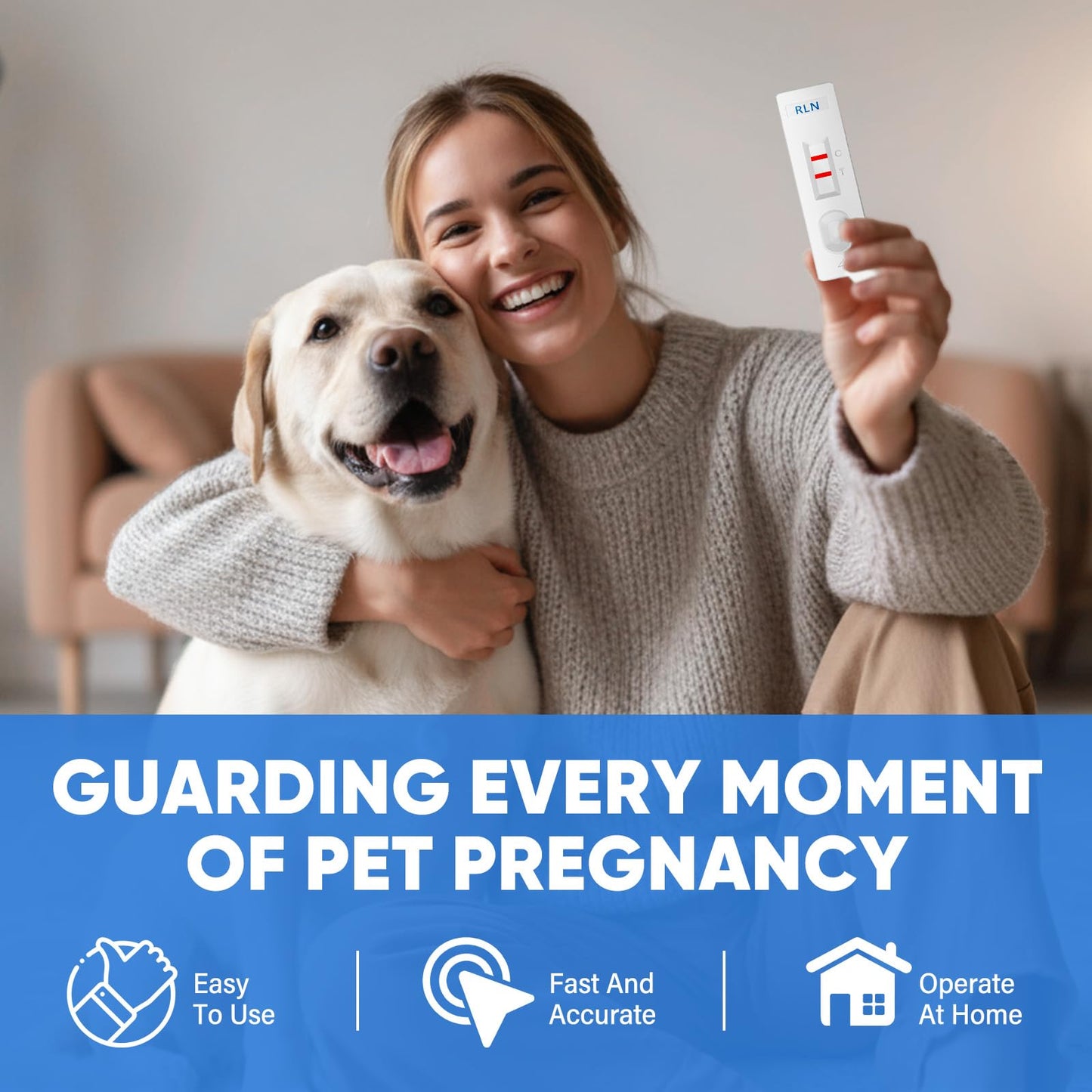 Dog Pregnancy Test Kit at Home – 15-Minute Results, High Accuracy