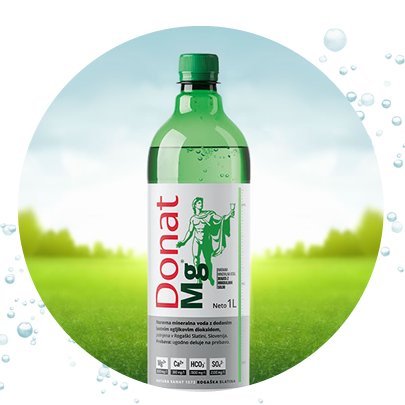 Natural Magnesium Water - Donat Mg 1000mg Magnesium in 1L Bulk Pack 6x1L