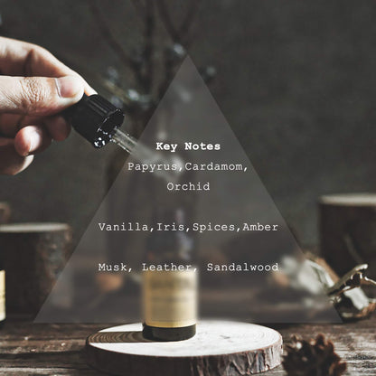 Doratelier Santal Diffuser Oil – Niche Smoky Papyrus, Cardamom & Sandalwood (10ml)