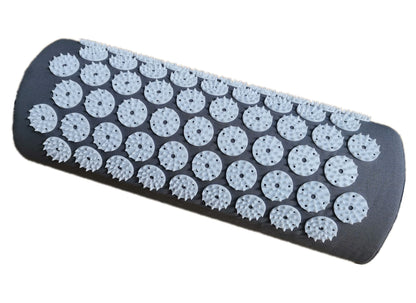 DoroSun Acupressure Massager Pillow – Pain Relief for Neck, Back & Head (Grey)