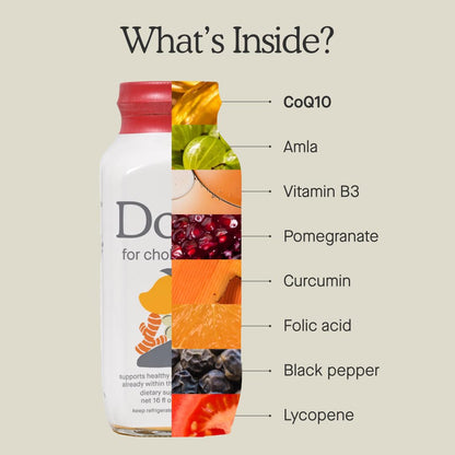 DOSE for Cholesterol Supplements – Gluten-Free Vegan, Zero Sugar, 16oz Bottle, 3-Pack
