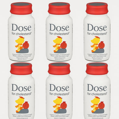 Dose for Cholesterol – Supports Healthy Cholesterol Levels Within Normal Range – Pomegranate 2 Fl oz (6 Pack)
