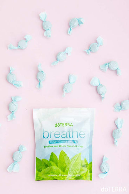 doTERRA Breathe Respiratory Drops 30 Count (2 Pack) – CPTG Essential Oils for Clear Airways