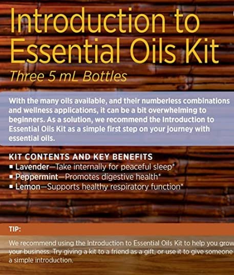 doTERRA Introductory Kit – Lemon, Peppermint & Lavender (0.17 fl oz each) – Essential Oils Starter Set