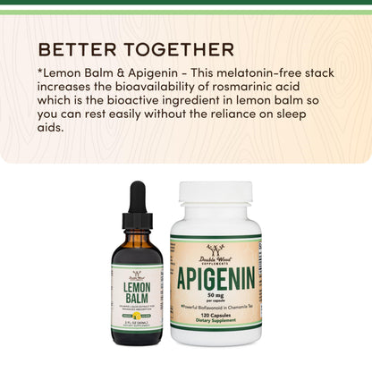 Organic Lemon Balm Tincture 590mg – Digestion & Relaxation, 2 oz | 120 Servings