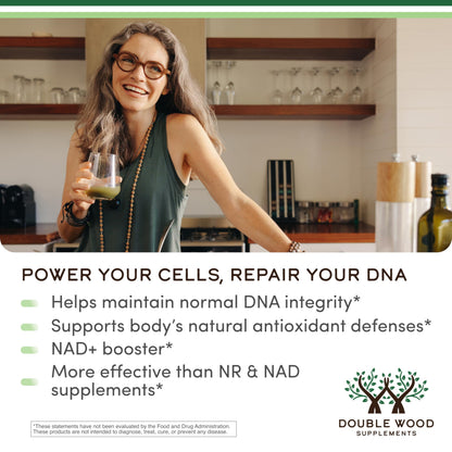 Double Wood NMNH NMN Supplement Alternative – Clinically Studied NMNH for NAD+ Support