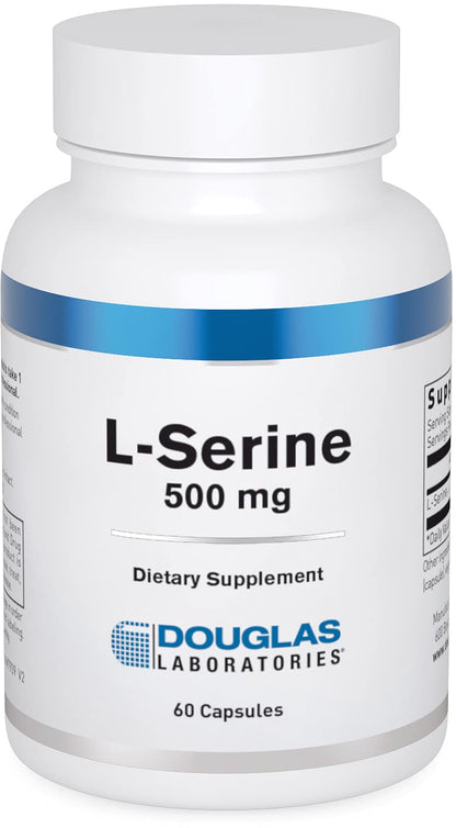Douglas Laboratories L-Serine – Amino Acid Supplement for Heart, Brain Health & Muscle Building* | 60 Capsules