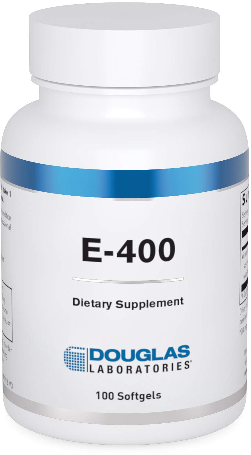 Douglas Laboratories E-400 Vitamin E 100 Capsules – Antioxidant Protection & Cardiovascular Support