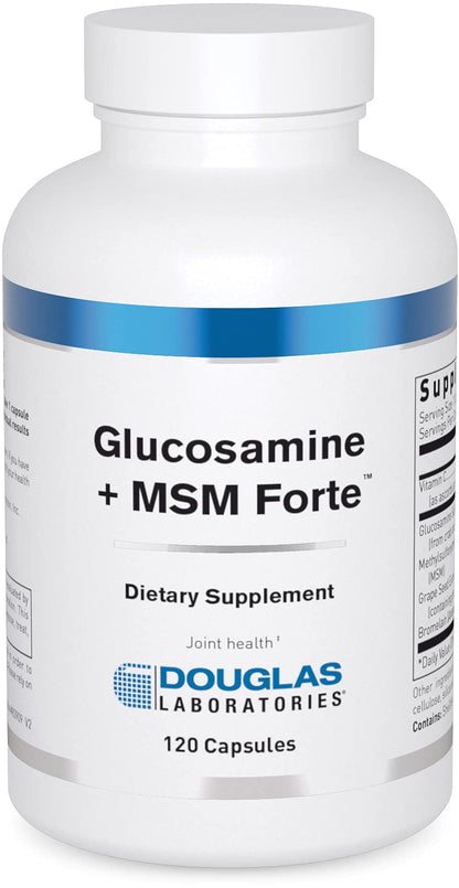 Douglas Laboratories Glucosamine + MSM Forte | Joint Health & Mobility Support | 120 Capsules
