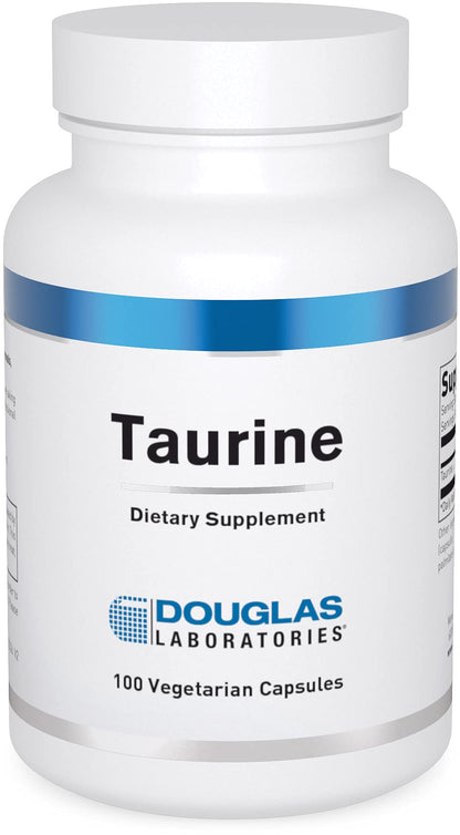 Douglas Laboratories Taurine 500 mg - 100 Capsules | Supports Brain, Heart & Retina