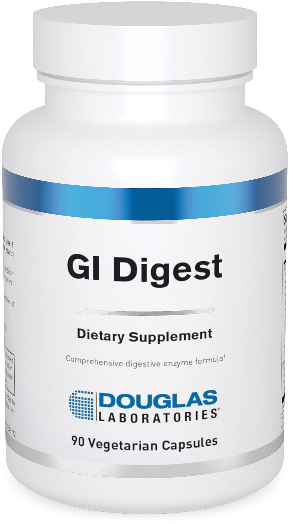 Douglas Laboratories G.I. Digest | Complete Enzyme Formula with Gluten & Dairy Enzymes | 90 Capsules
