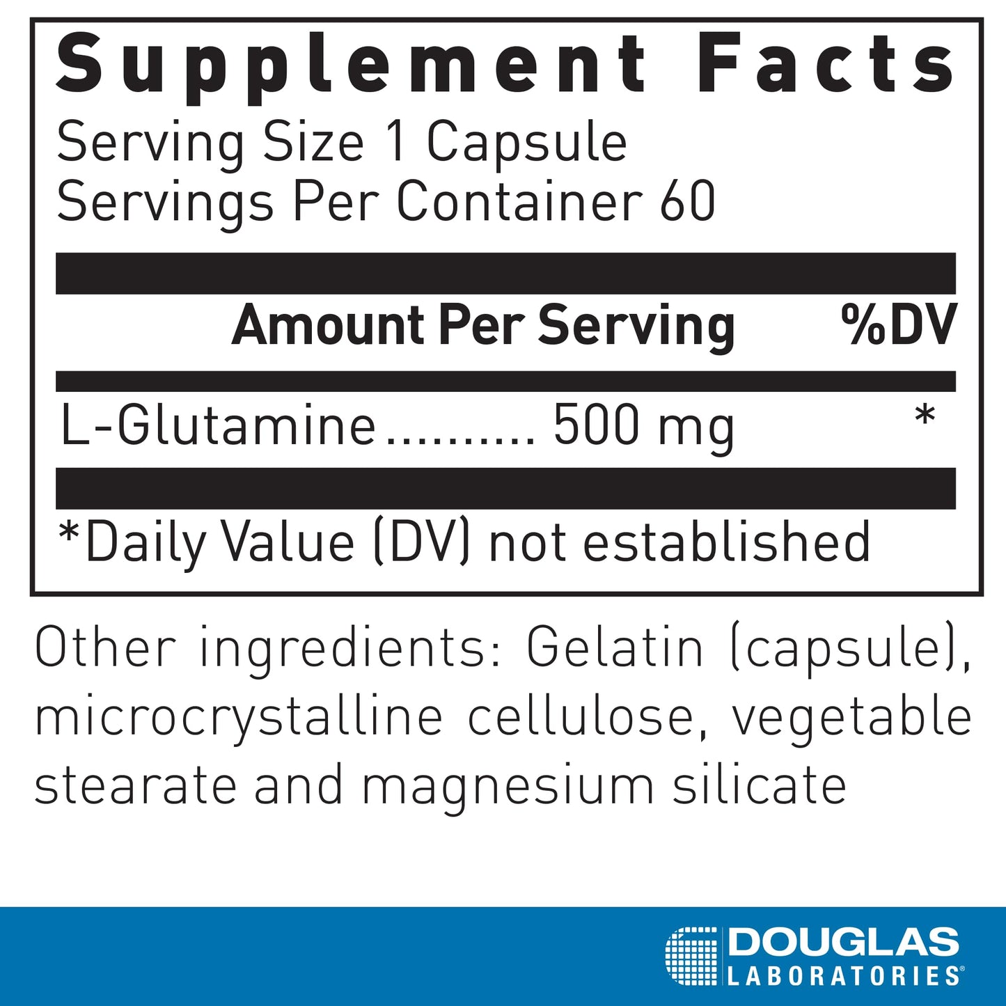 Douglas Laboratories L-Glutamine | Supports Structure and Function of the GI Tract & Immune System | 60 Capsules