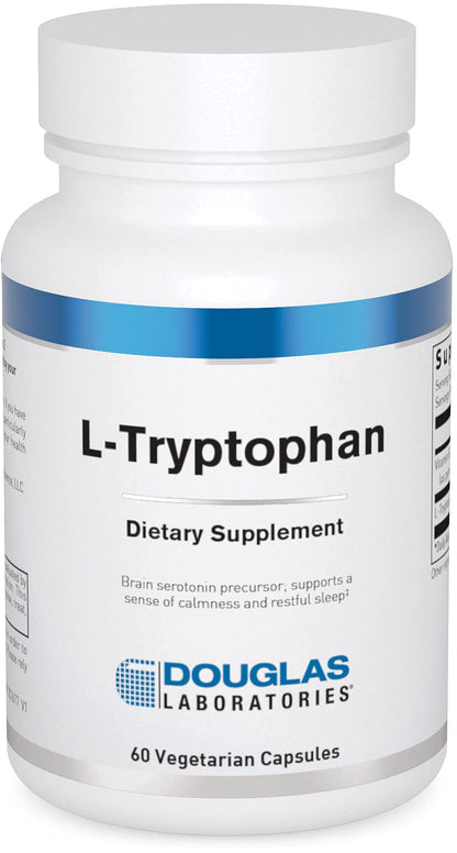 Douglas Laboratories L-Tryptophan | Supports Melatonin Production & Restful Sleep | 60 Vegetarian Capsules