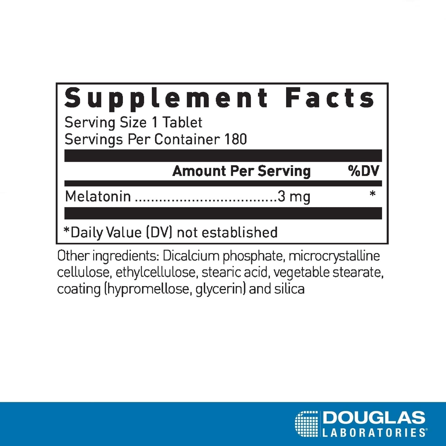 Douglas Laboratories Melatonin Prolonged Release 3 mg | Sleep Support & Immune Health | 180 Tablets