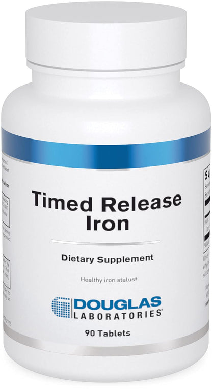 Douglas Laboratories Timed Released Iron | Carbonyl Iron to Support Energy Production, Hormones, and Neurological Health* | 90 Tablets