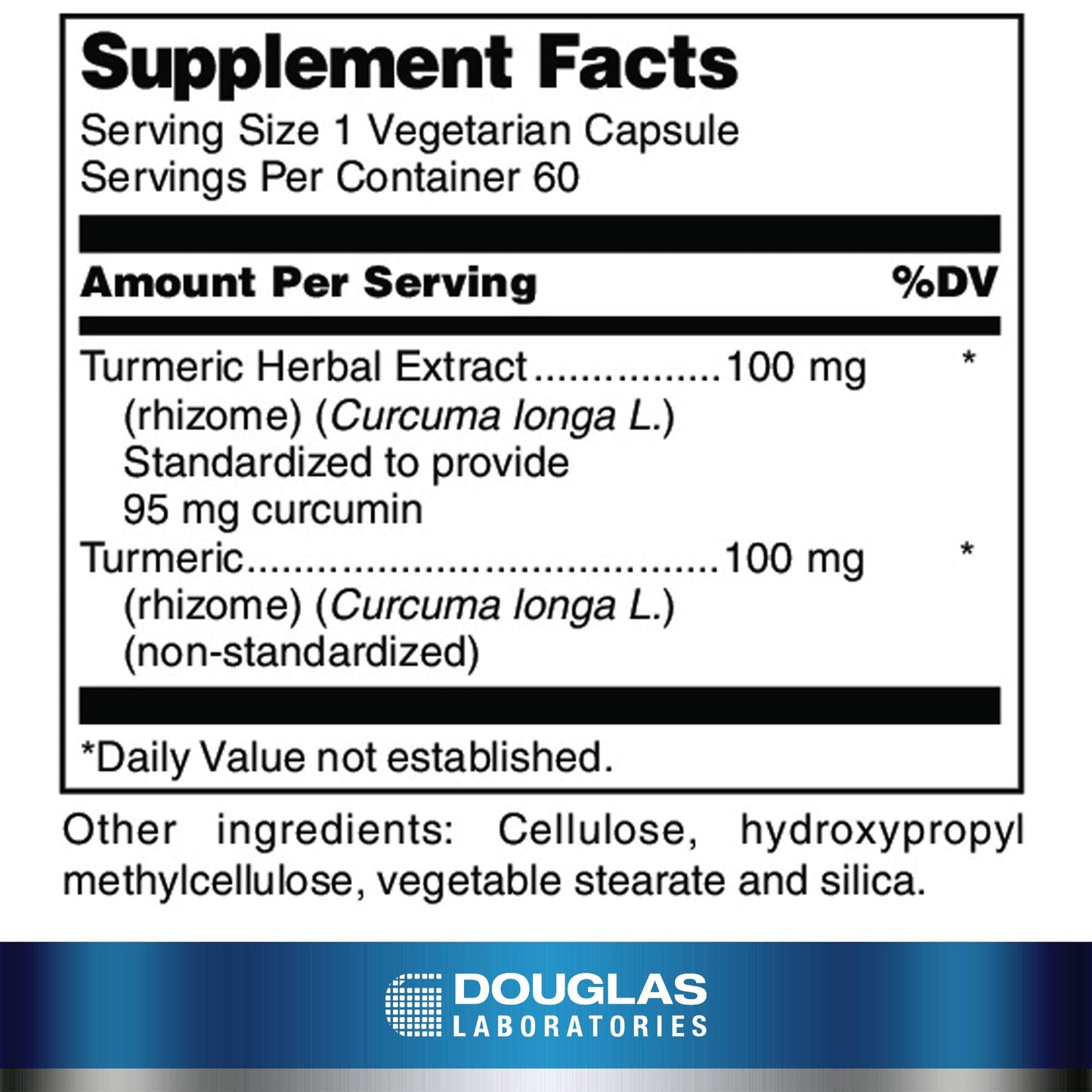 Douglas Laboratories Turmeric Max-V: Standardized Curcumin (60 Caps)