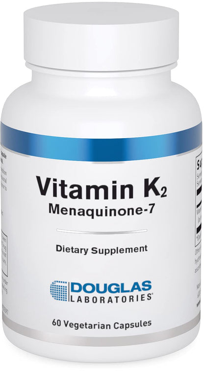 Douglas Laboratories Vitamin K2 90 mcg MK-7 – Bone & Heart Health, Vegetarian, 60 Caps