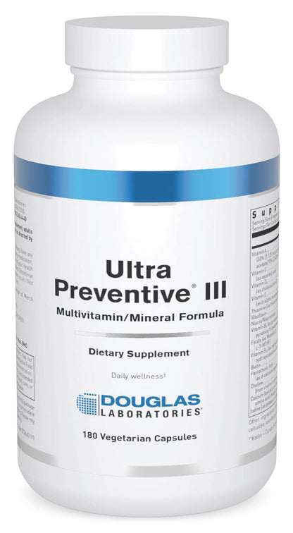 Douglas Laboratories Ultra Preventive III – Comprehensive Multivitamin/Mineral (180 Capsules)