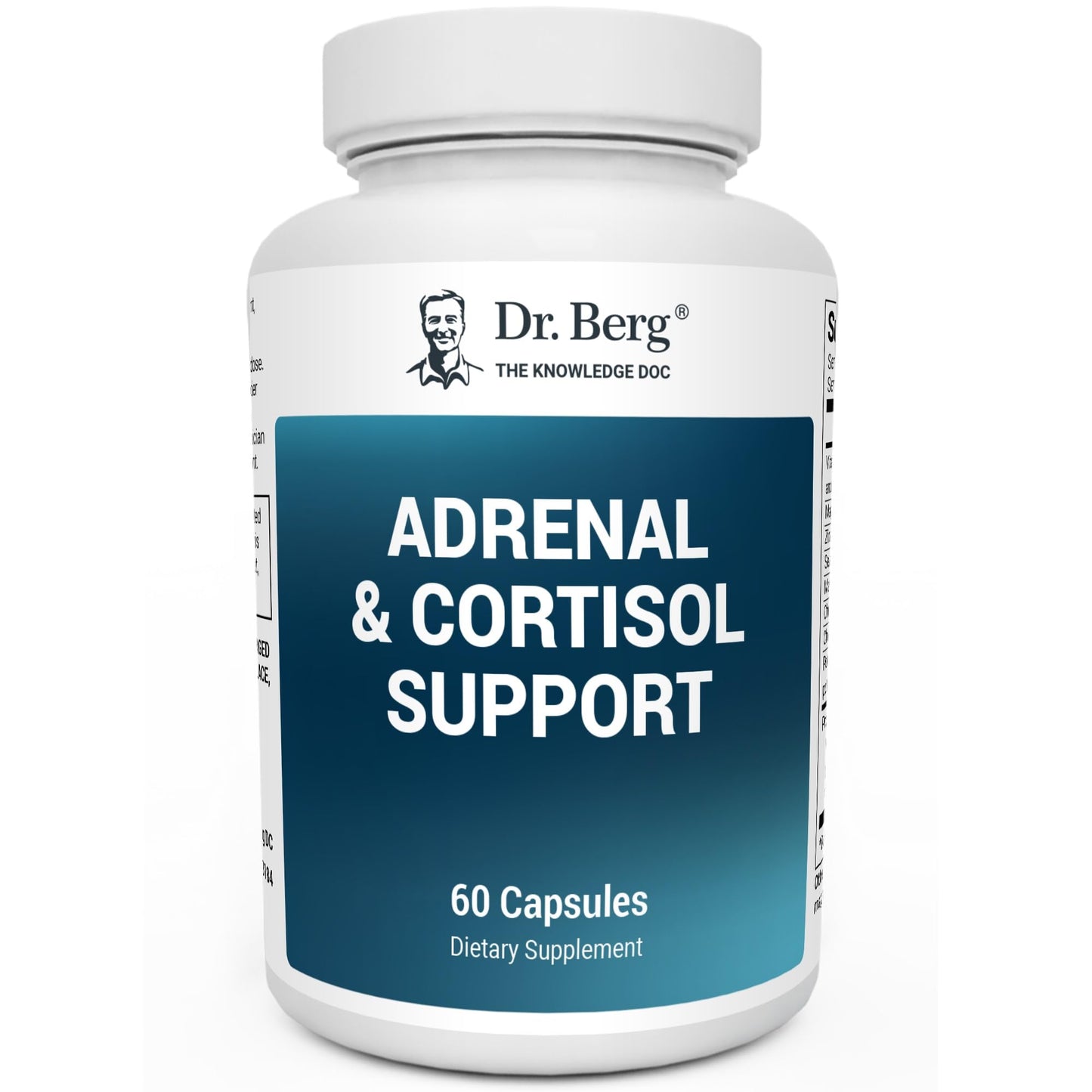 Dr. Berg Adrenal & Cortisol Capsules – Adrenal Support & Cortisol Manager (60 Capsules)
