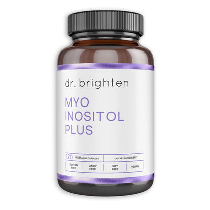 Dr. Brighten Myoinositol Plus – Doctor Formulated Myo- & D-Chiro-Inositol for Hormone Balance & Ovarian Health