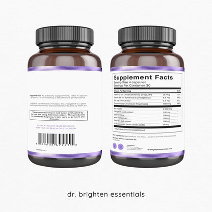Dr. Brighten Myoinositol Plus – Doctor Formulated Myo- & D-Chiro-Inositol for Hormone Balance & Ovarian Health