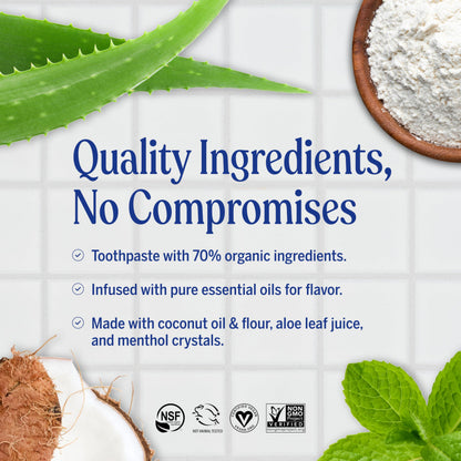Dr. Bronner’s All-One Toothpaste – Cinnamon, 5 oz, 3-Pack | Fluoride-Free, 70% Organic & Natural
