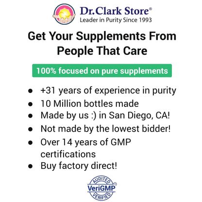 Dr Clark Store Turmeric Curcumin 500mg – 100 Capsules | Immune Support, Vegan, Non-GMO