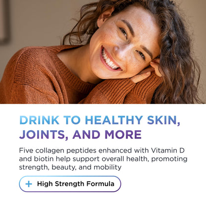 DR. EMIL NUTRITION Multi Collagen Peptides Plus Biotin & Vitamin D — Hair, Skin & Nails Support, 60 Servings