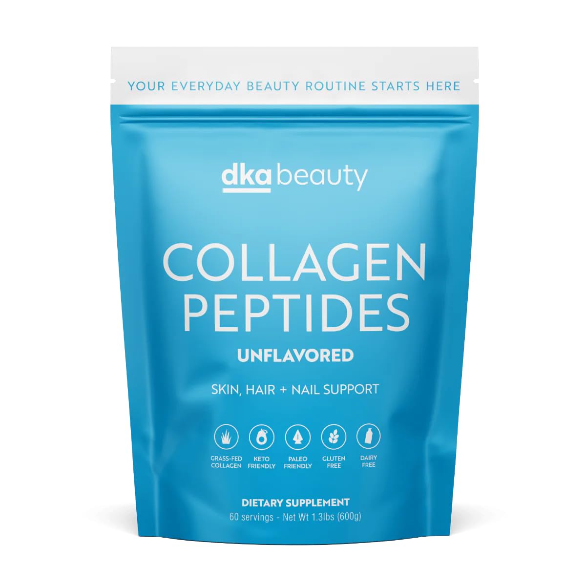 Dr. Kellyann Unflavored Collagen Peptides Powder – 60 Servings, Grass-Fed, Keto & Paleo-Friendly | Non-GMO, Gluten-Free