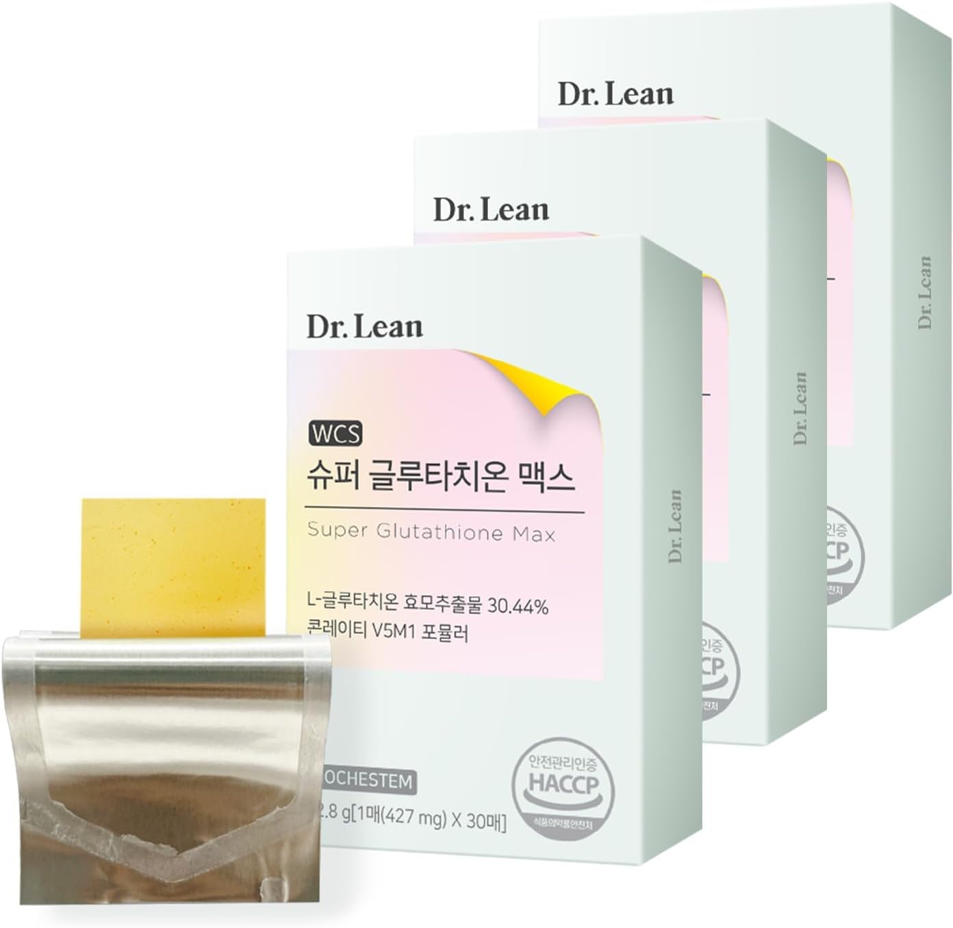 Dr. Lean Super Glutathione Max – 427mg Fast-Melt ODF Strips, Skin & Liver Support, Made in Korea
