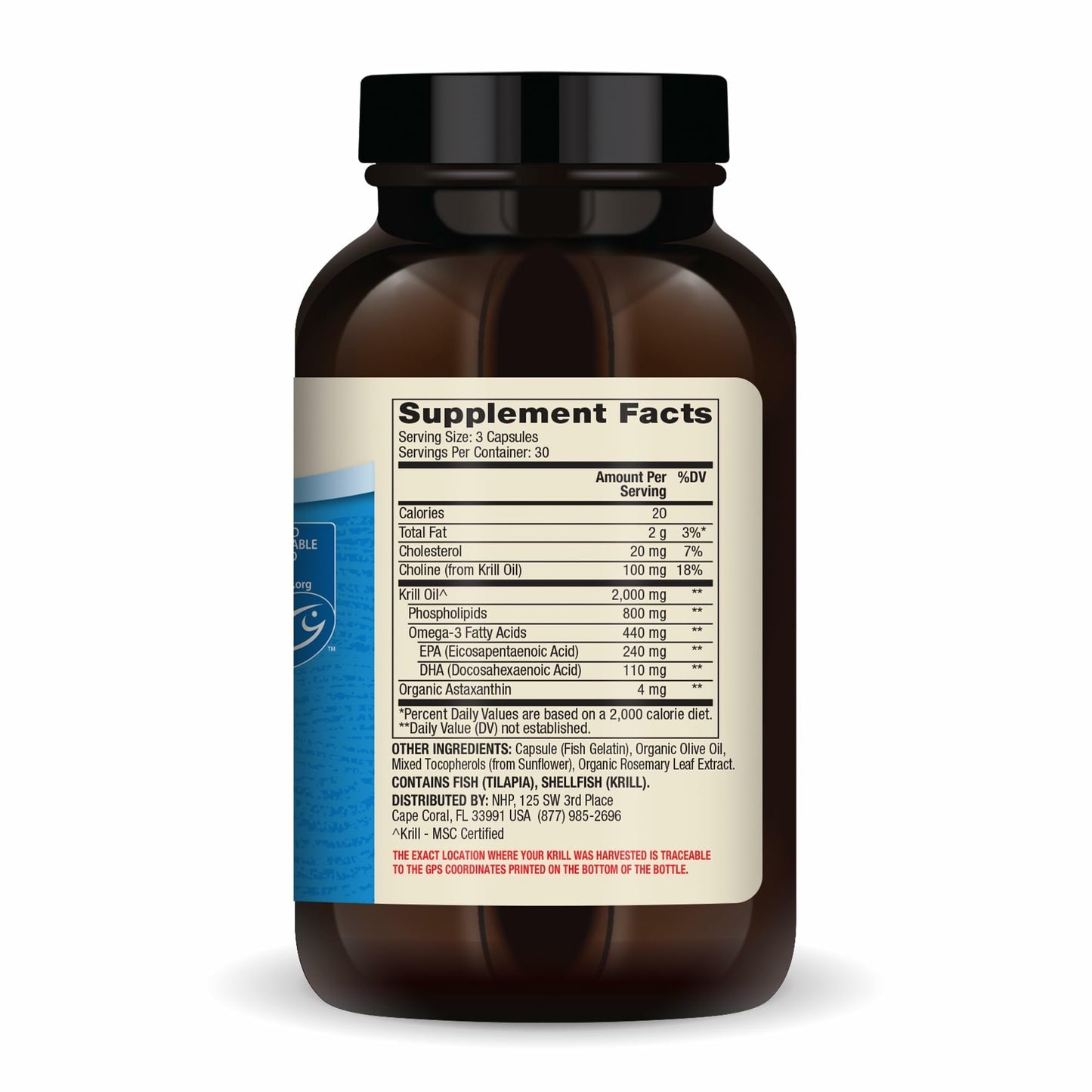 Dr. Mercola Antarctic Krill Oil Double Strength 2,000 mg – Omega-3 EPA & DHA for Brain, Heart, Joints – GMO-Free & Gluten-Free – 90 Capsules