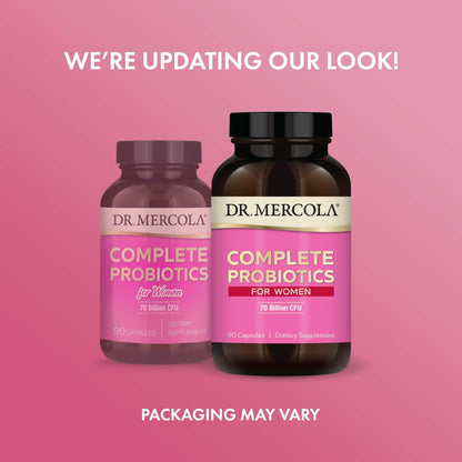 Dr. Mercola Complete Probiotics for Women – Gut, Vaginal & Immune Health (90 Capsules)