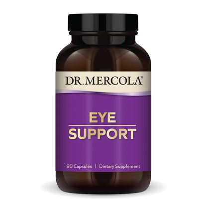 Dr. Mercola Eye Support – Eye Health with Lutein, Zeaxanthin, Organic Astaxanthin & Black Currant | 90 Capsules