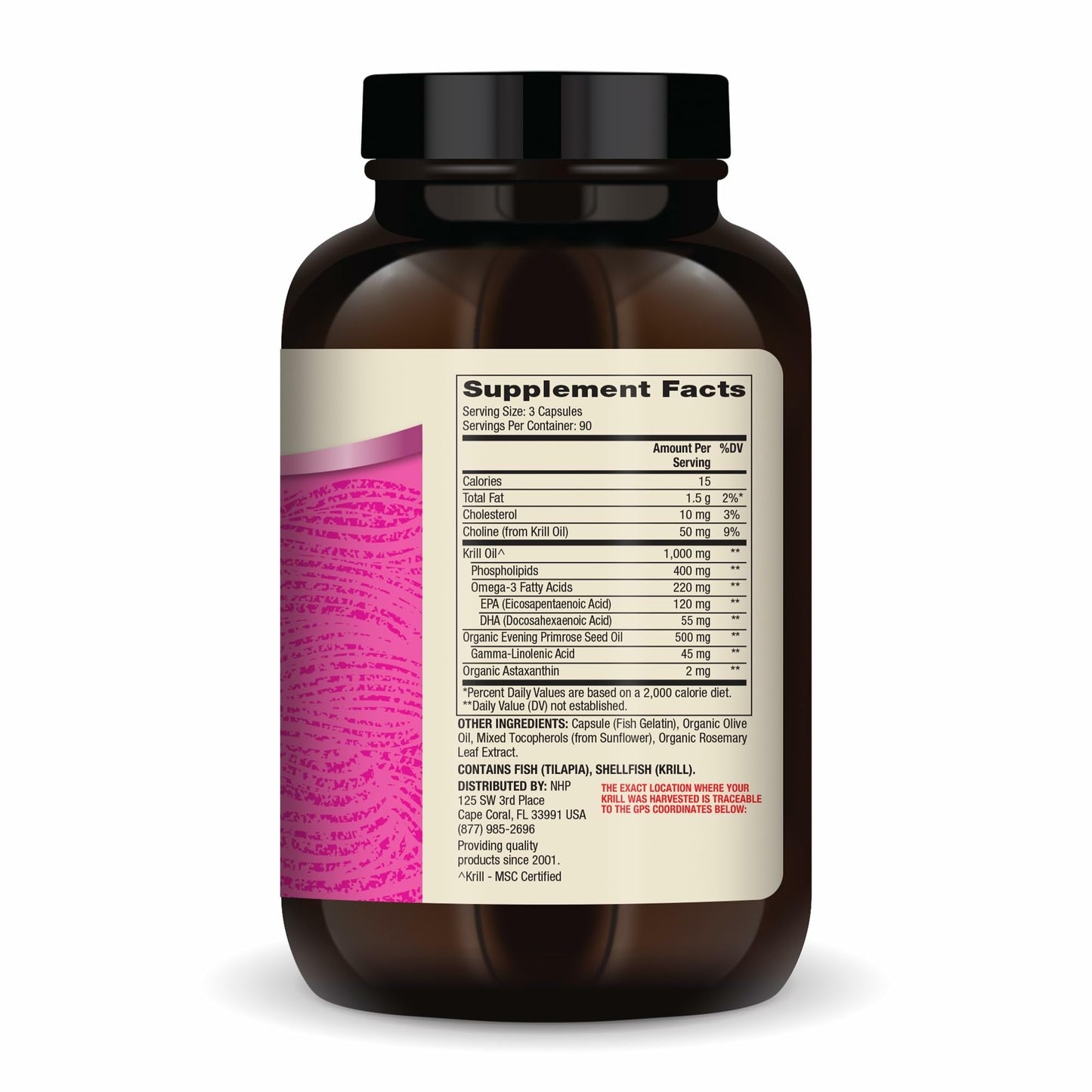 Dr. Mercola Krill Oil for Women – 2 mg Astaxanthin, MSC Certified, 270 Capsules