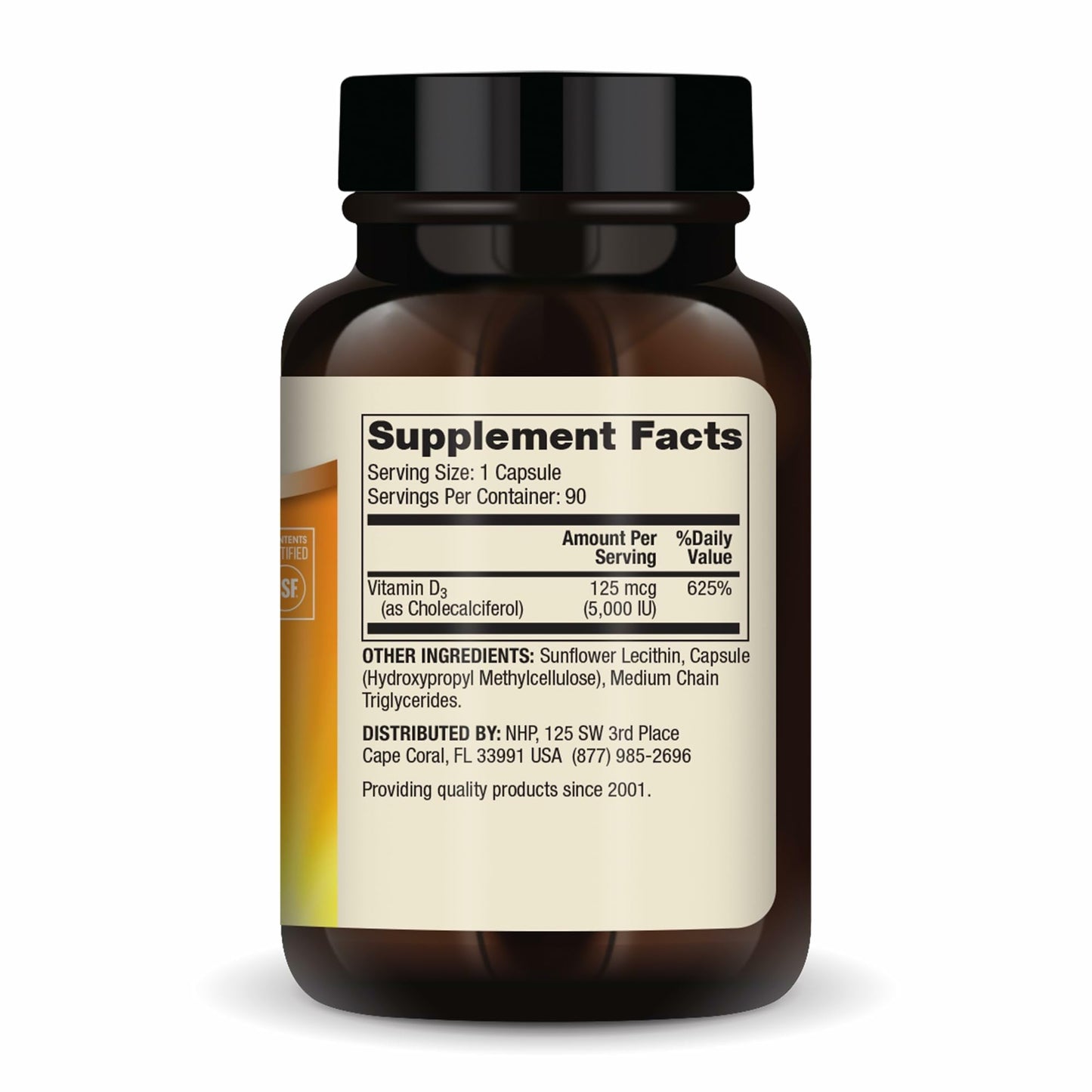 Dr. Mercola Liposomal Vitamin D3 5,000 IU – Supports Heart, Bone & Immune Health – 90 Capsules