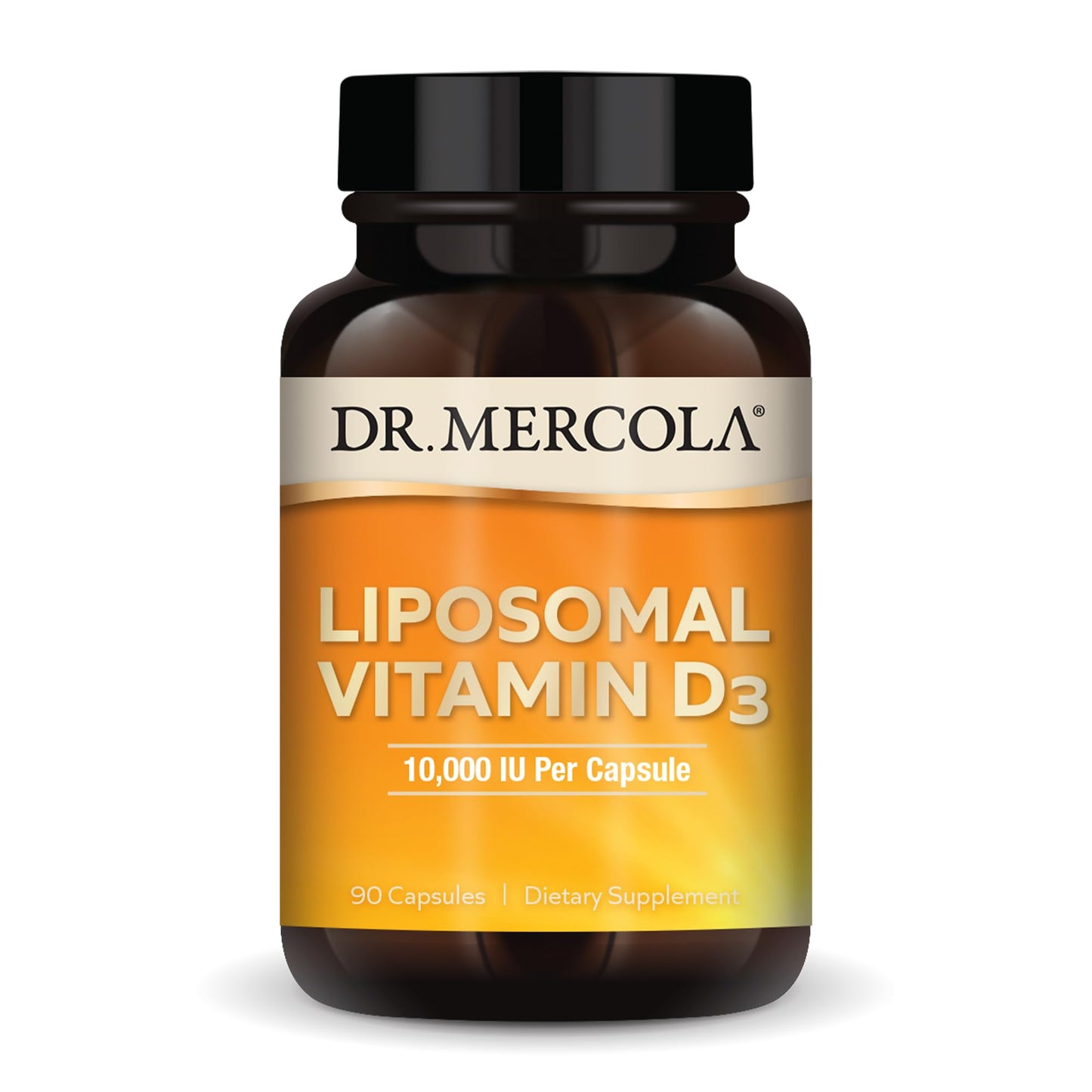 Dr. Mercola Liposomal Vitamin D3 10,000 IU – Immune, Heart & Bone Support – 90 Capsules