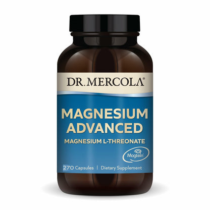 Dr. Mercola Magnesium Advanced – Bone, Joint & Brain Health | 270 Capsules (90 Servings)