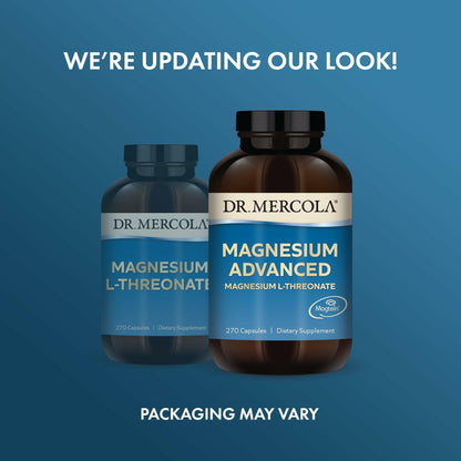 Dr. Mercola Magnesium Advanced – Bone, Joint & Brain Health | 270 Capsules (90 Servings)