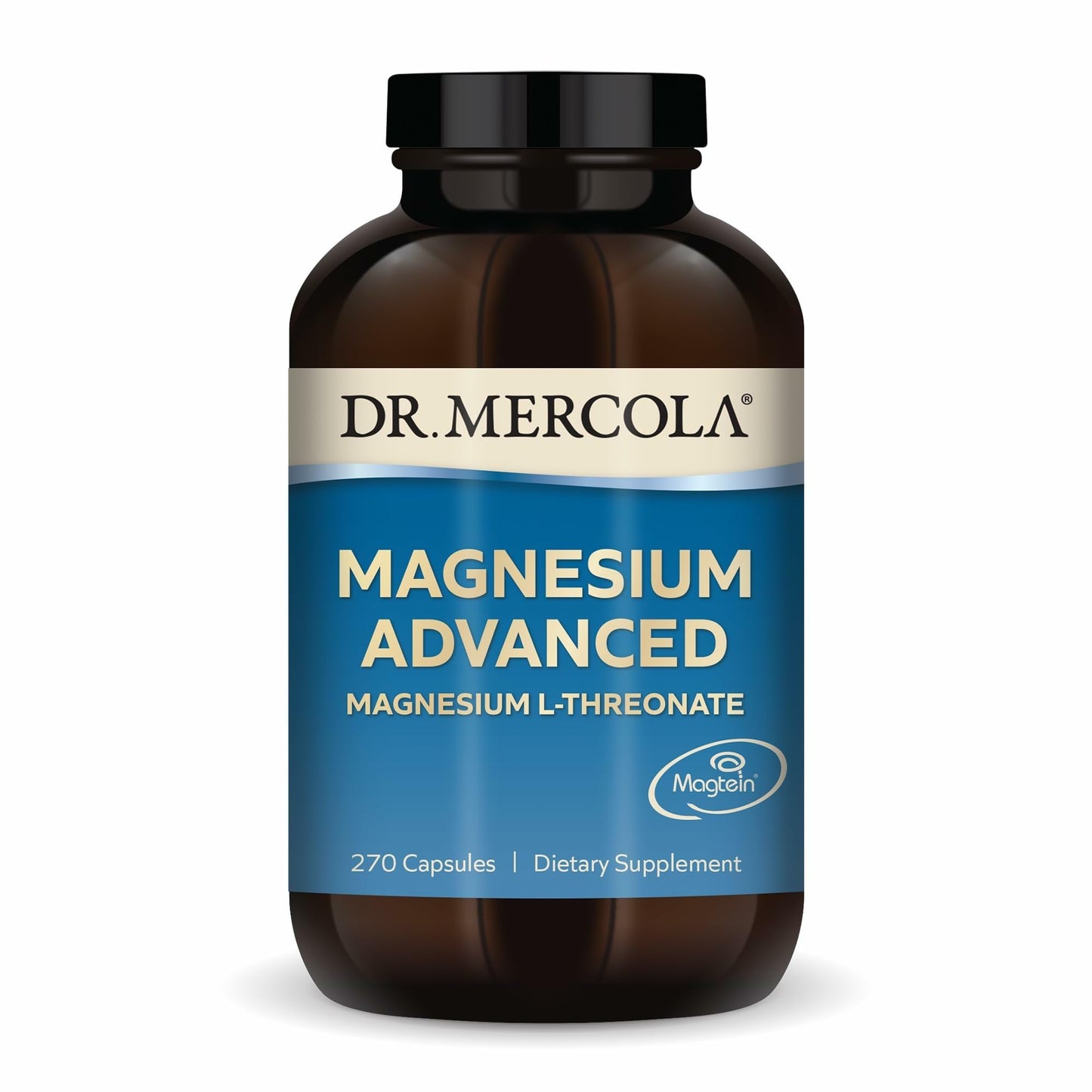 Dr. Mercola Magnesium Advanced – Bone, Joint & Brain Health | 270 Capsules (90 Servings)