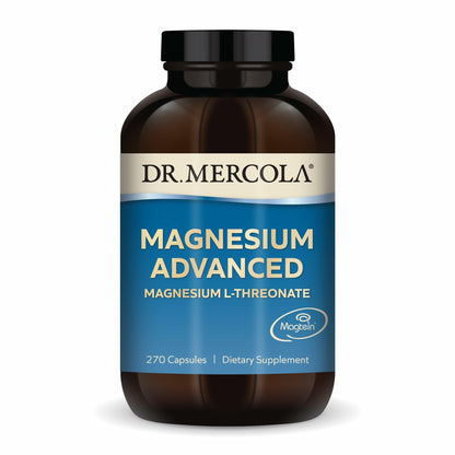 Dr. Mercola Magnesium Advanced – Bone, Joint & Brain Health | 270 Capsules (90 Servings)